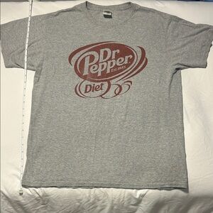 Fruit of the Loom Gray and Red Graphic Tee